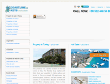Tablet Screenshot of coastlinekeys.com